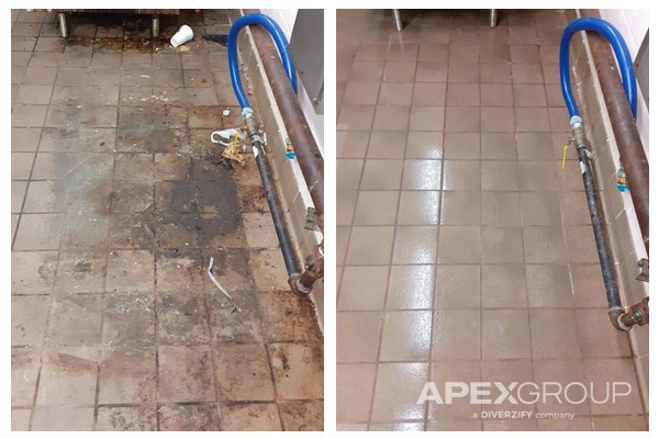 before and after tile and grout care photo